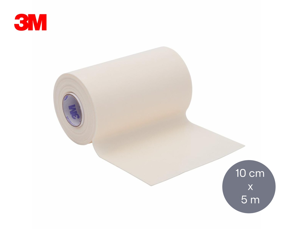 [3M/1528-4] Microfoam 10cmx5m, bande chirurgicale, 3 rlx