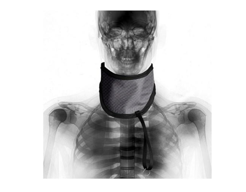 Protège thyroide Strata éq pb 0,50 mm - Modèle TSS Velcro