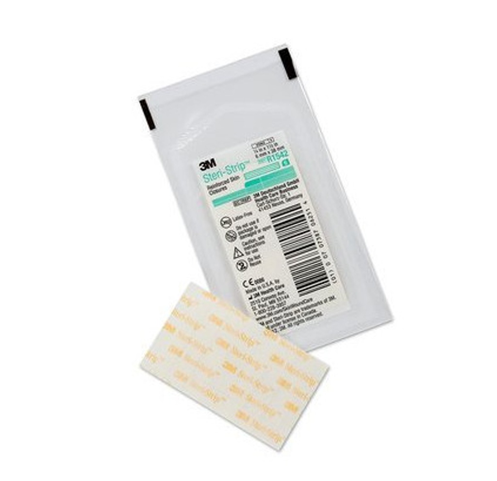 [3M/R1547] Steri-Strip™ 12 x 100 mm, blanc renforcé, 300 pcs (50*6)