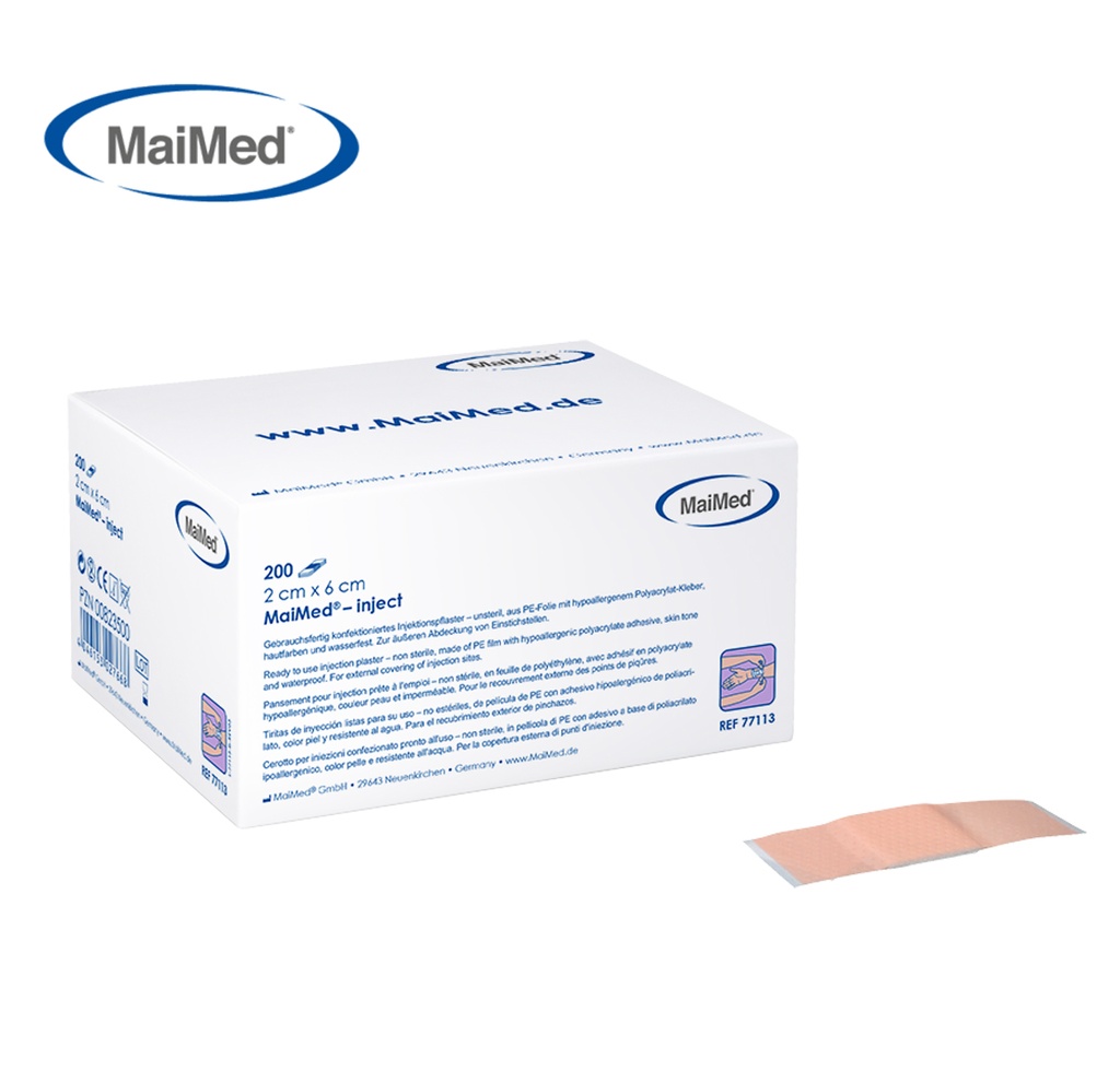 [MaiMed] Pansements d'injection 2x6cm, 200 pcs