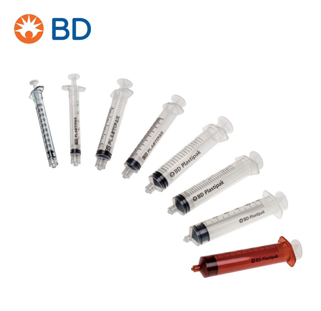 [BD] Seringue luer lock sans latex 5 ml, 125 pcs
