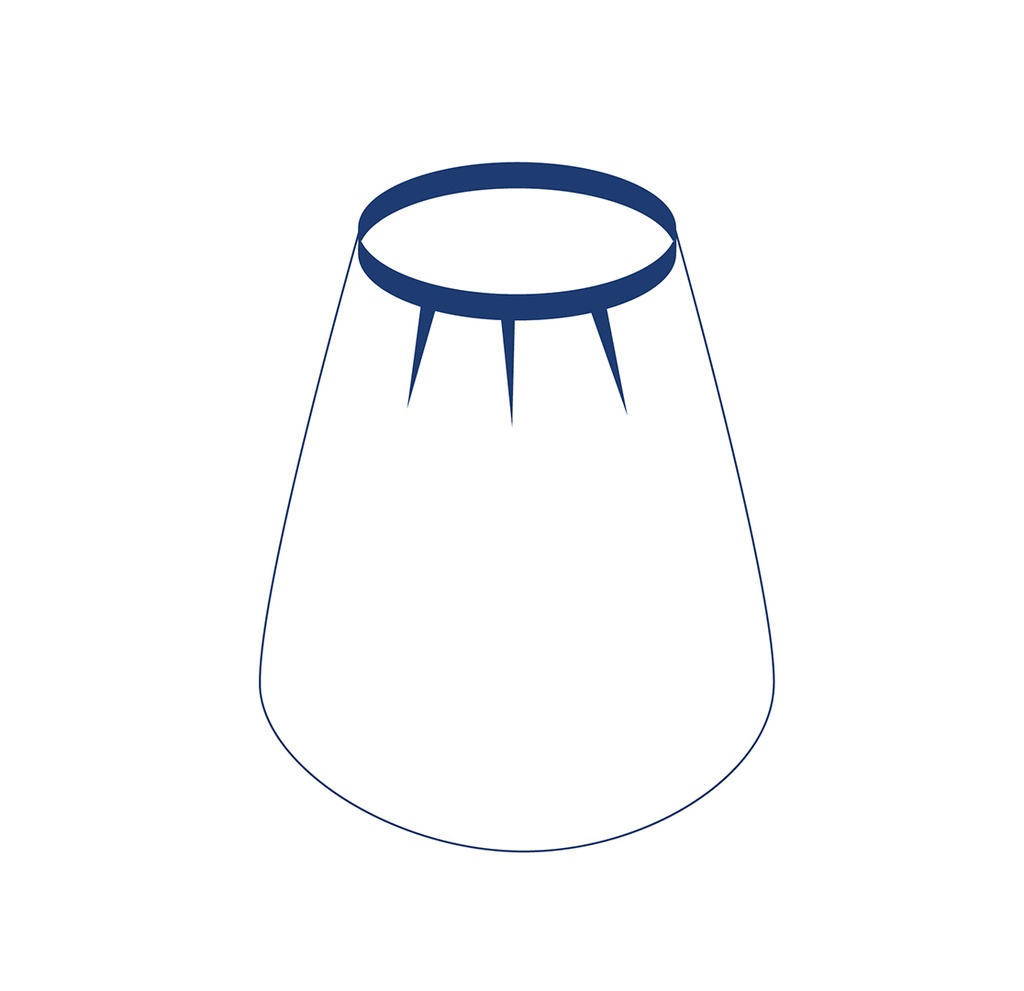 Abdeckhaube rund steril 25 St.