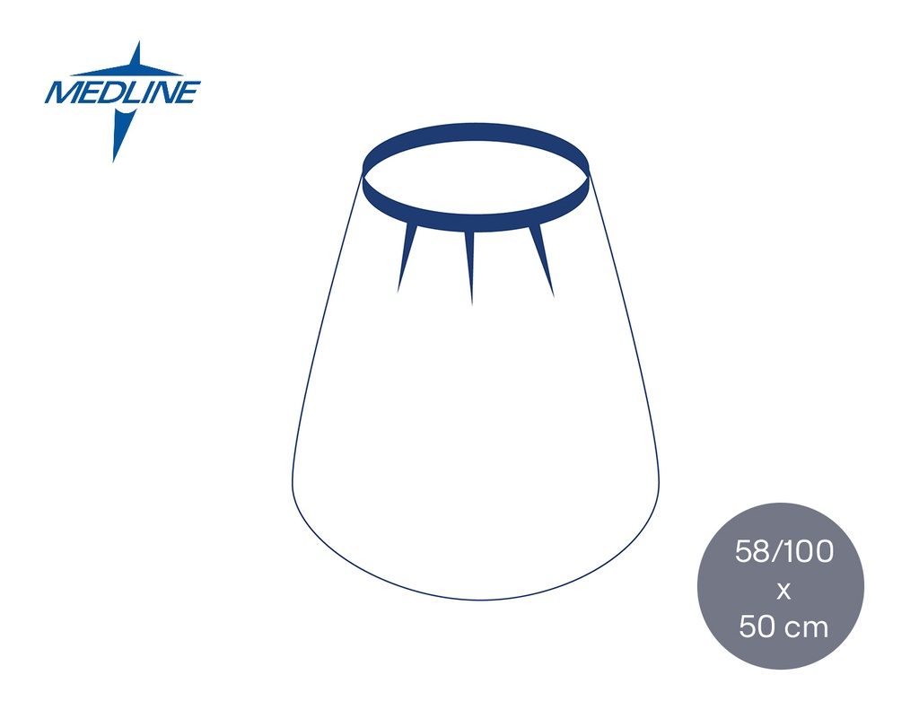 Abdeckhaube rund steril 25 St.