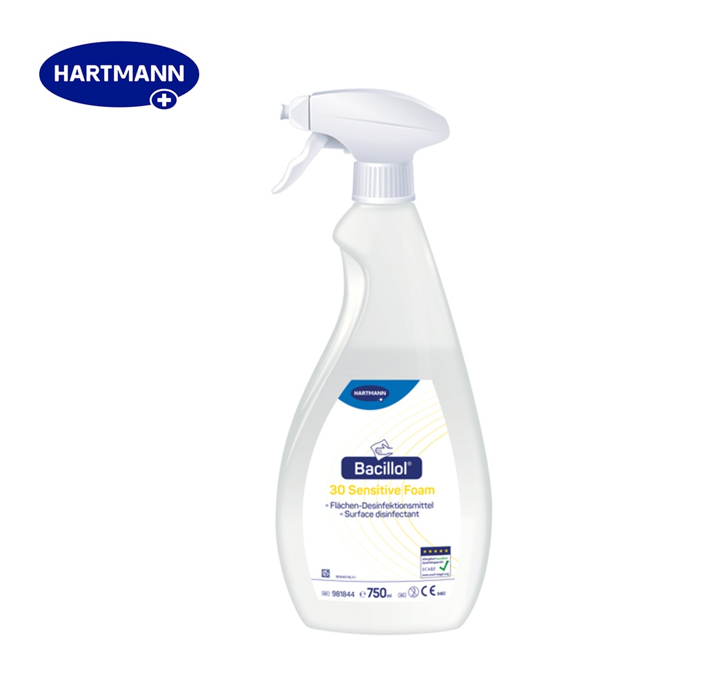 [Hartmann] Bacillol 30 Sensitive Foam Sprühflasche 750 ml, 8 Stk.