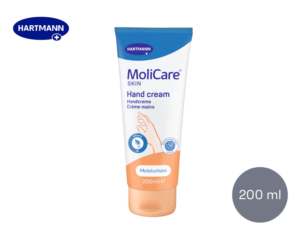 [Hartmann] MoliCare® Skin Crème pour les mains 200 ml, 12 pcs