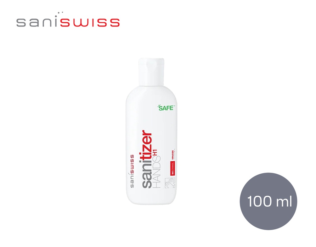 [SaniSwiss] H1 - Gel hydroalcoolique mains 100 ml, 30 pcs