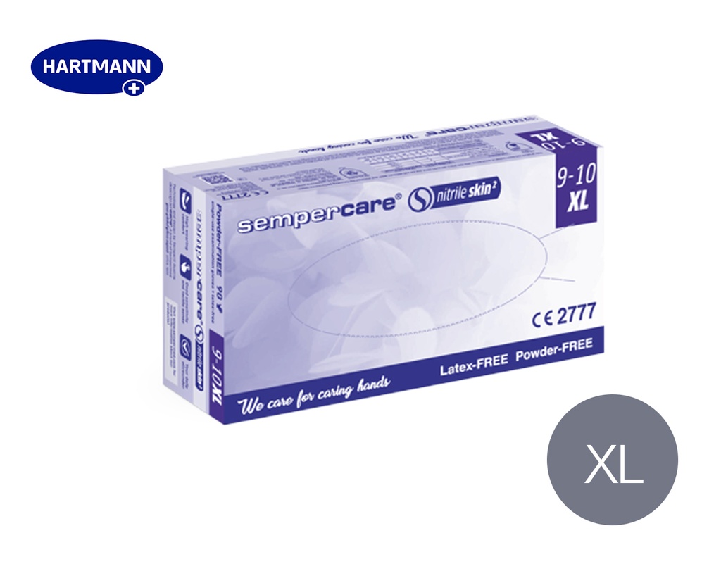 [Medline] Nitril-Untersuchungshandschuhe, puderfrei (XL), 180 Stk
