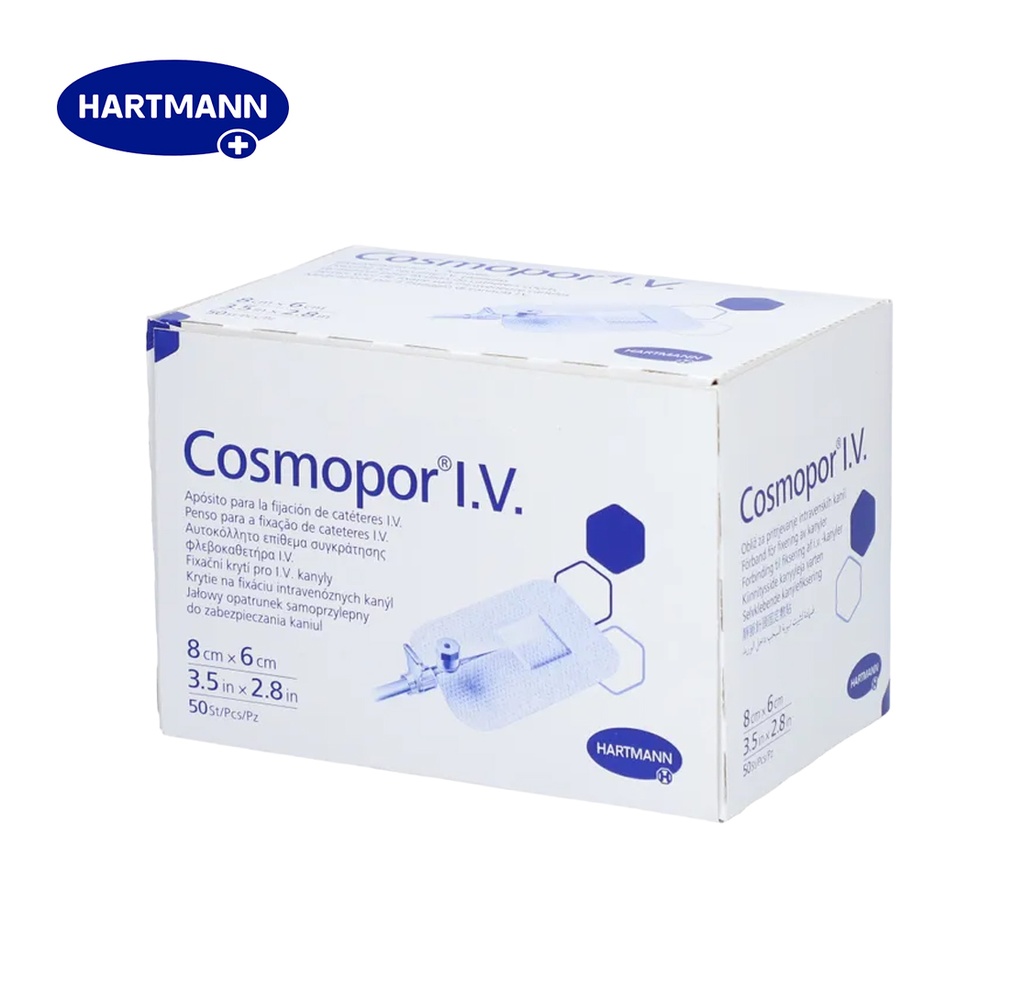 [Hartmann] Cosmopor® I.V. stérile, 6 x 8 cm, 50 pcs