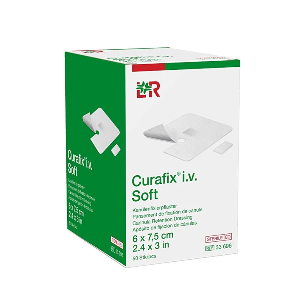 [L&R] Curafix i.v. Soft 6x7.5cm stérile, 50 pcs