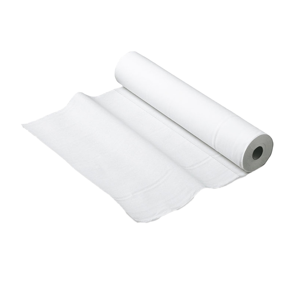 Drap d'examen médical, 2 couches 90cm x 80m, 6 rouleaux