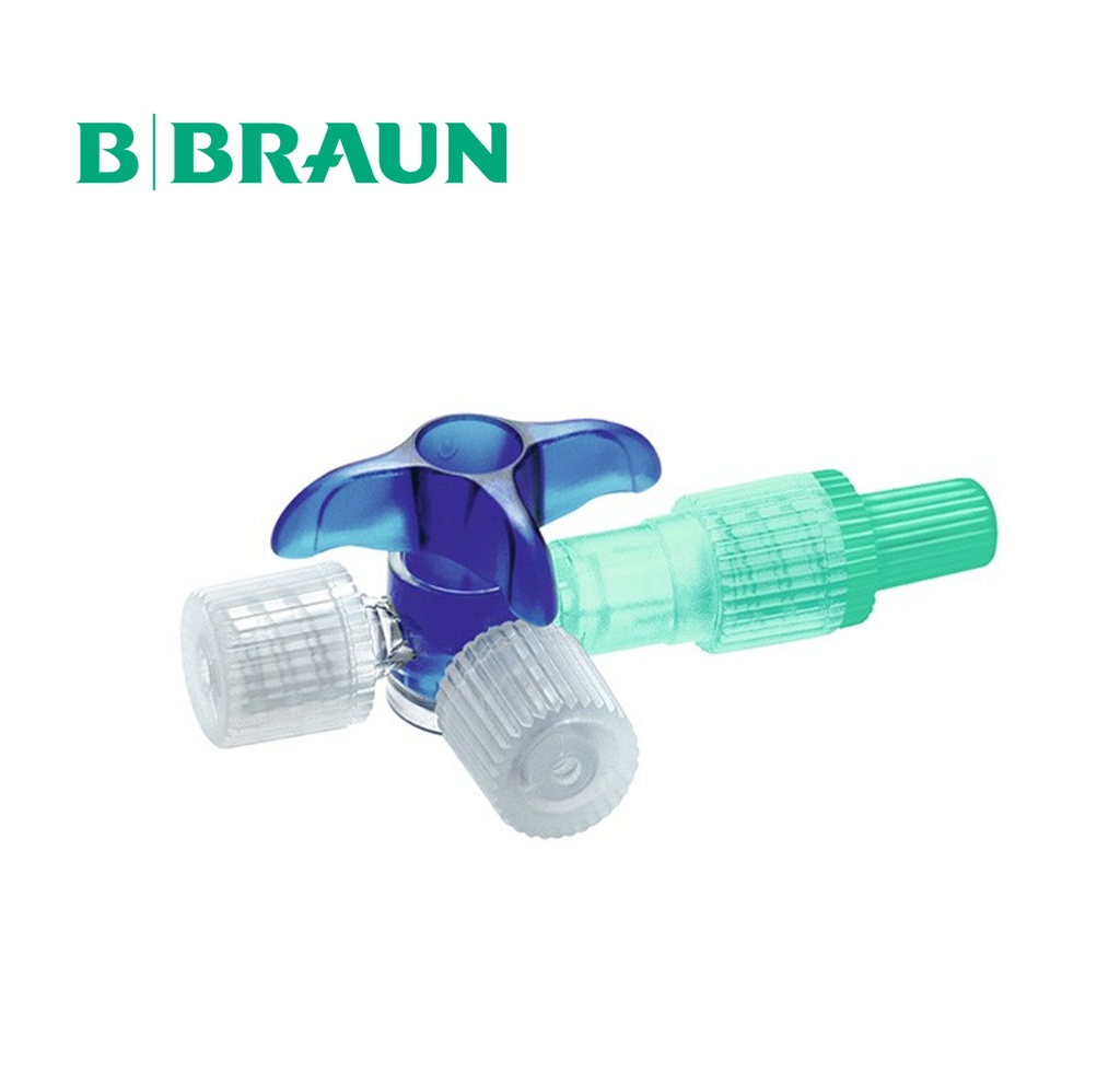 [Bbraun] Discofix® Dreiwegehahn ohne Verlängerung, blau, 100 stk.