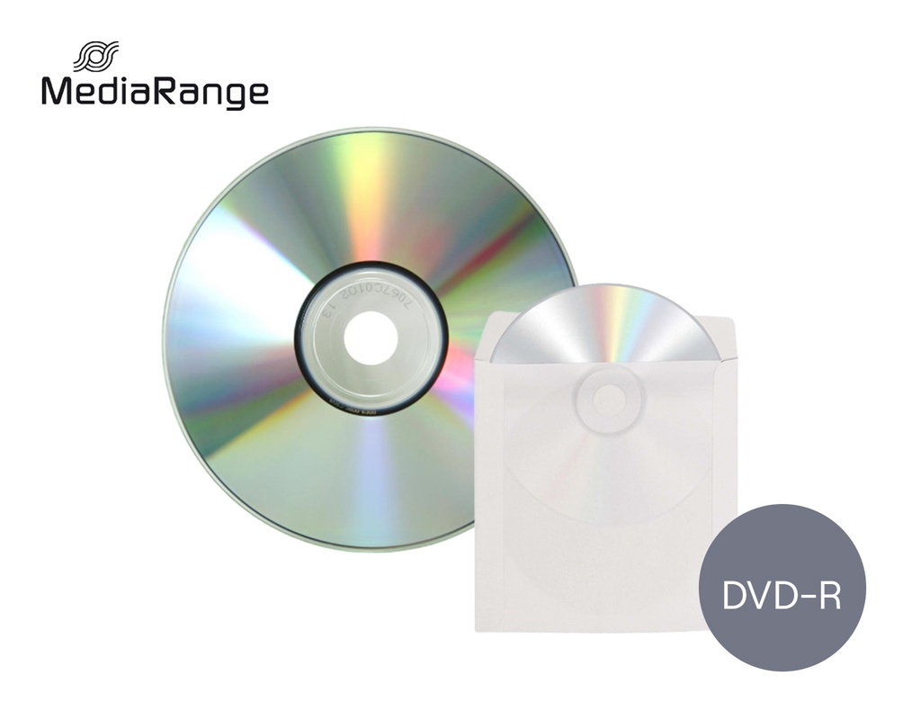 R-DVD avec pochettes, 300 pcs
