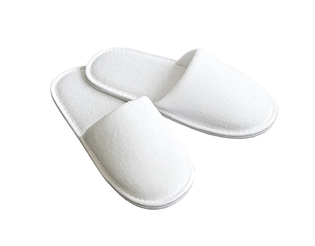 Pantoufles patient, blanc (Pointure 45)