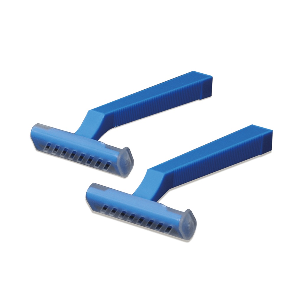 Rasoirs jetables, non stérile, avec protection de lame, 100 pcs