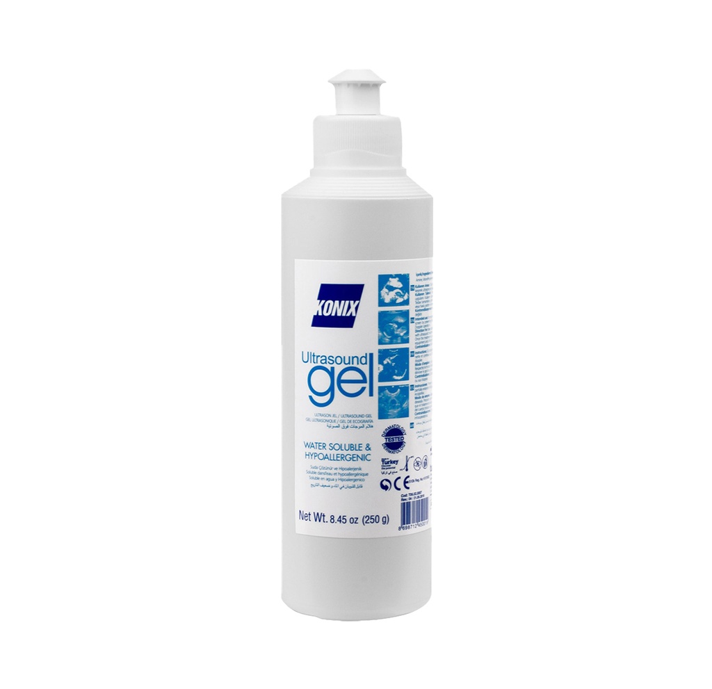 [Konix] Gel échographique, clair 250 ml, 40 pcs