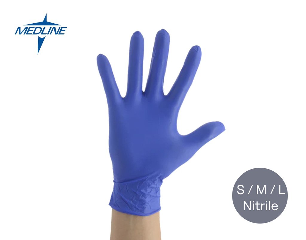 [Medline] Nitril-Untersuchungshandschuhe, puderfrei (S/M/L), 200 Stk