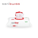 [SaniSwiss] S1 - Nettoyant desinfectant surfaces 100 lingettes, 6 pcs