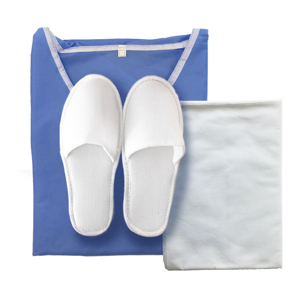 [Kit] MRT Kleidung (XL) mit Patientendecke, 50 Stk.
